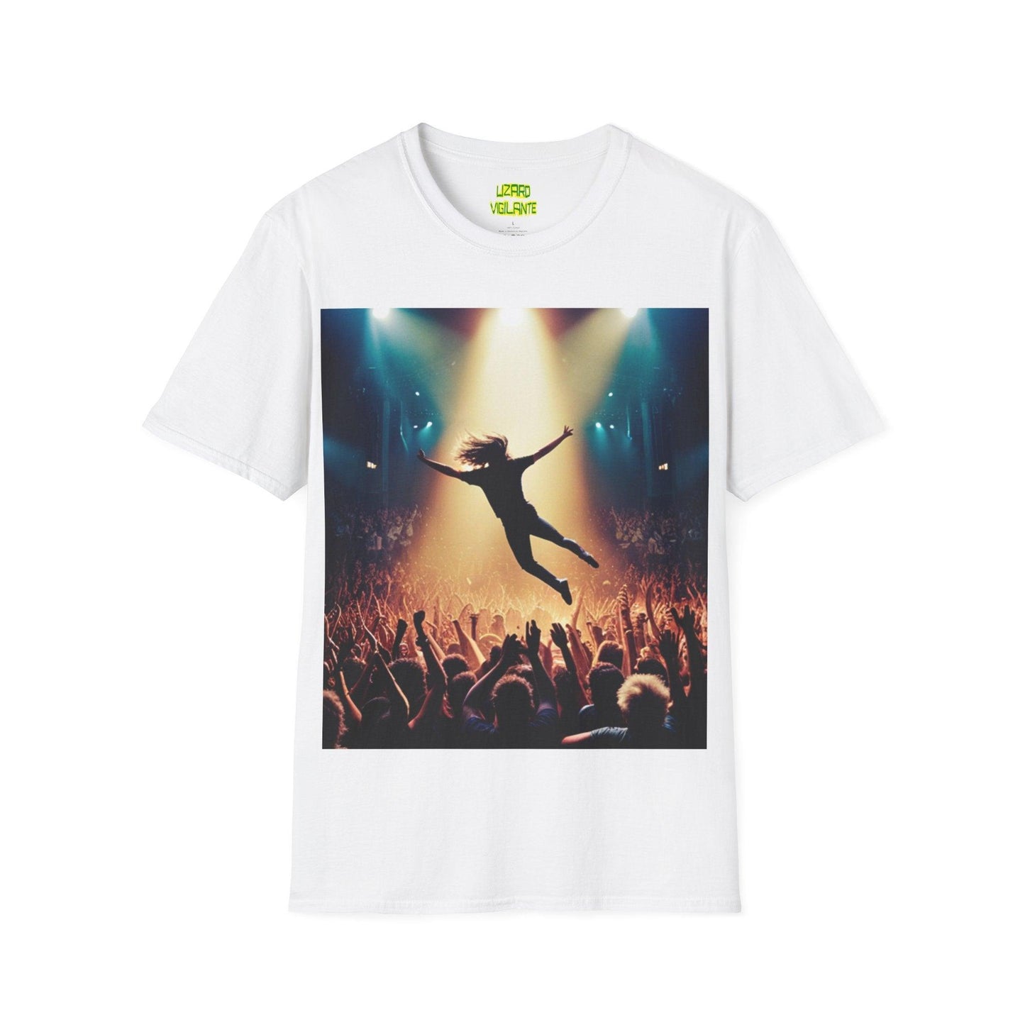 Concert Style Unisex Softstyle T-Shirt - Lizard Vigilante