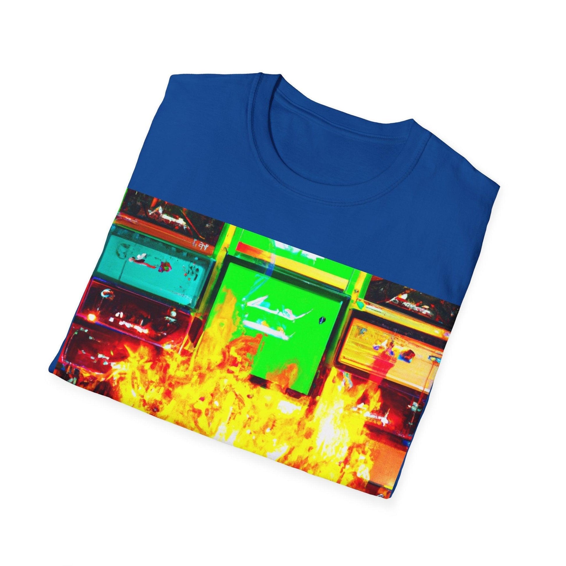 Rock Fire Unisex Softstyle T-Shirt - Lizard Vigilante