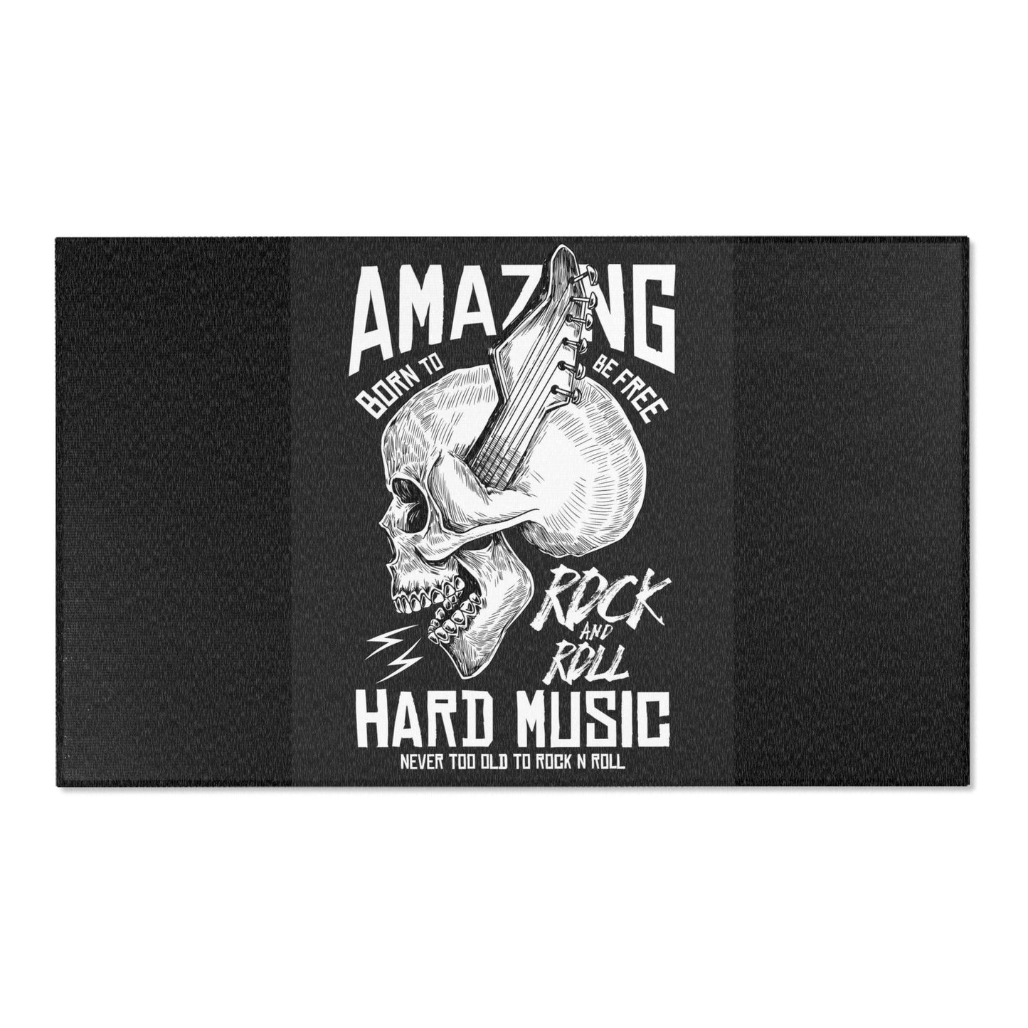 Amazing Hard Music Area Rugs - Lizard Vigilante