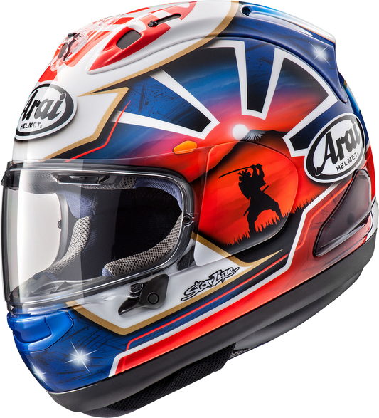 ARAI HELMETS, ARAI Helmets Corsair-X Dani Samurai-2 Blue Helmet - Extra Small (Part #0101-15773)