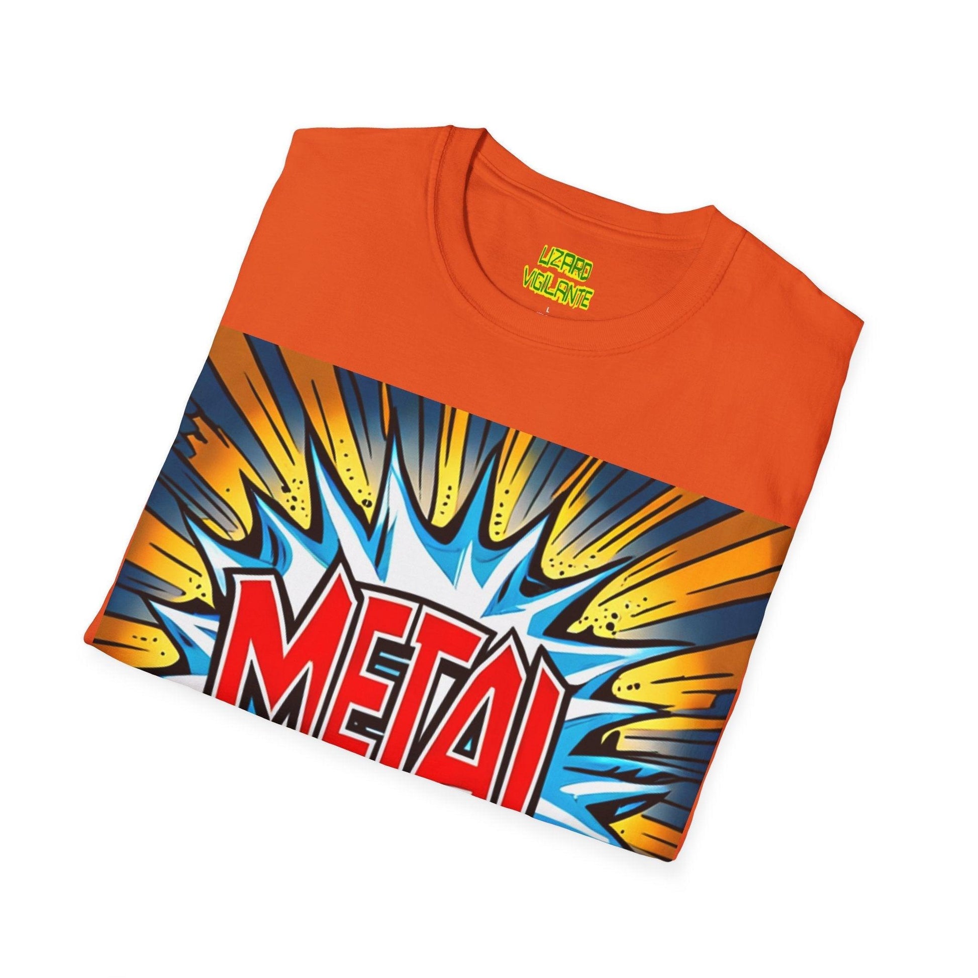 METAL Blasted Unisex Softstyle T-Shirt - Lizard Vigilante