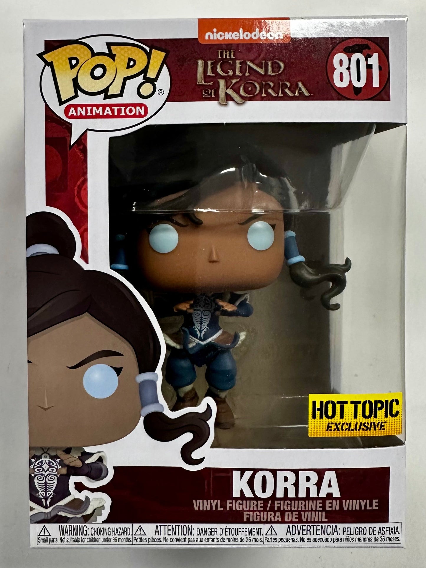 Funko Pop! Animation Korra #801 Legend Of Korra 2020 Hot Topic Exclusive