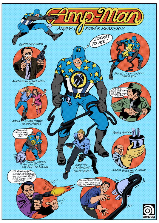 Amp-Man Limited Edition 1/75 Poster