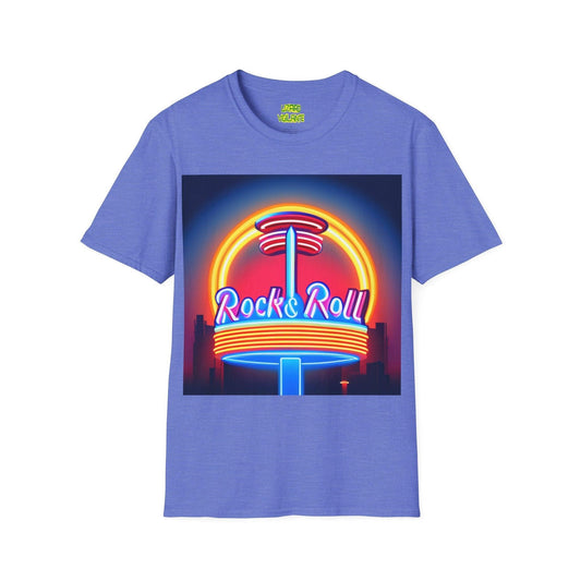 Rock & Roll Diner Unisex Softstyle T-Shirt - Lizard Vigilante