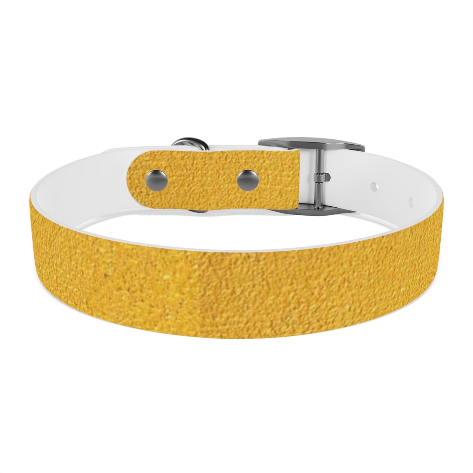 Faux Gold Dog Collar 4 Sizes S-XL - Lizard Vigilante