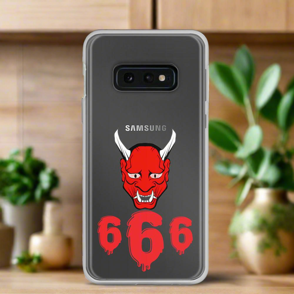 Lord Satan With Melting 666s Clear Case for Samsung® - Premium cell phone case from Lizard Vigilante - Just $19.99! Shop now at Lizard Vigilante