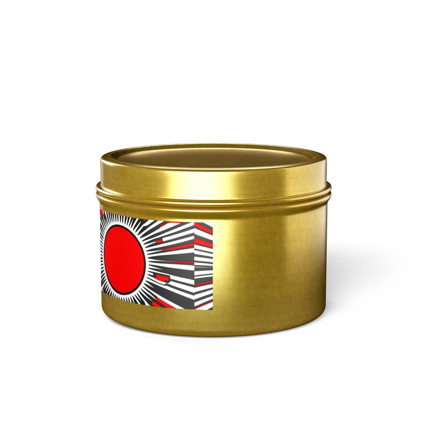 Red Circ Tin Candles - Lizard Vigilante