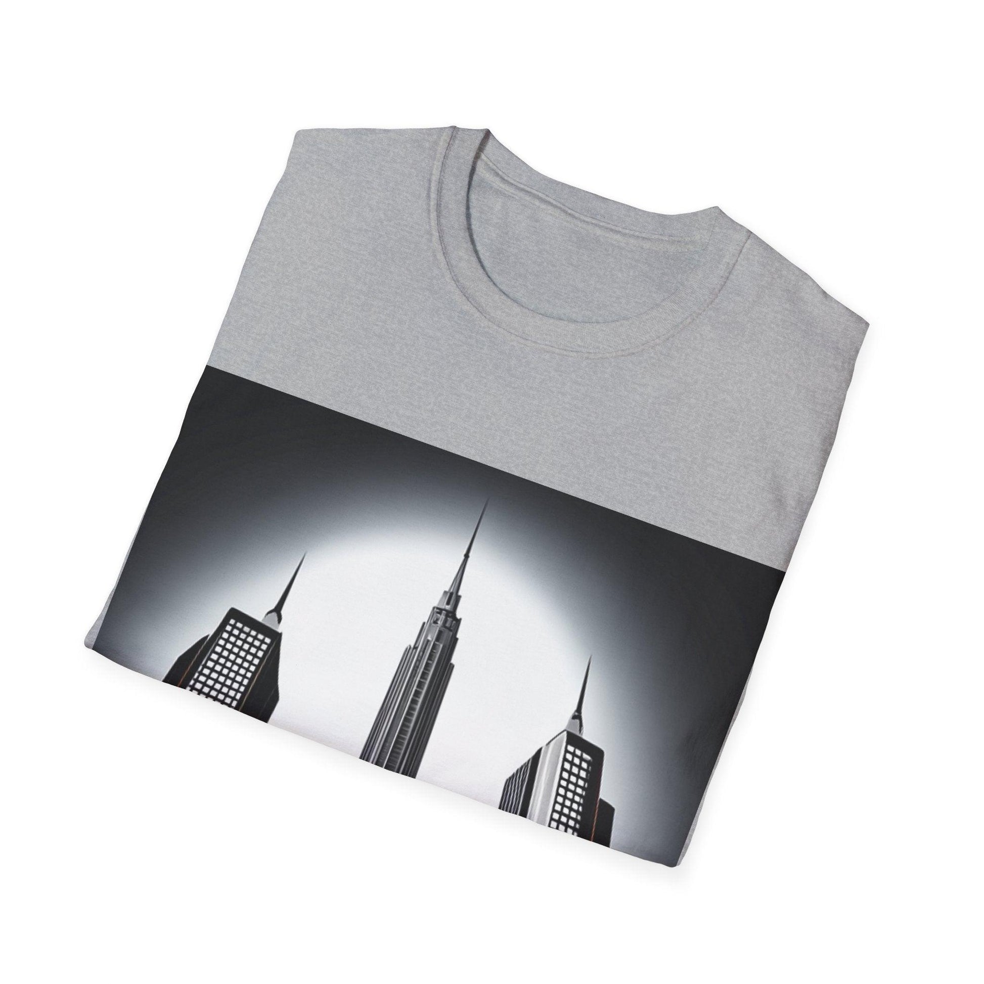 The Three Tallest Buildings Unisex Softstyle T-Shirt - Lizard Vigilante