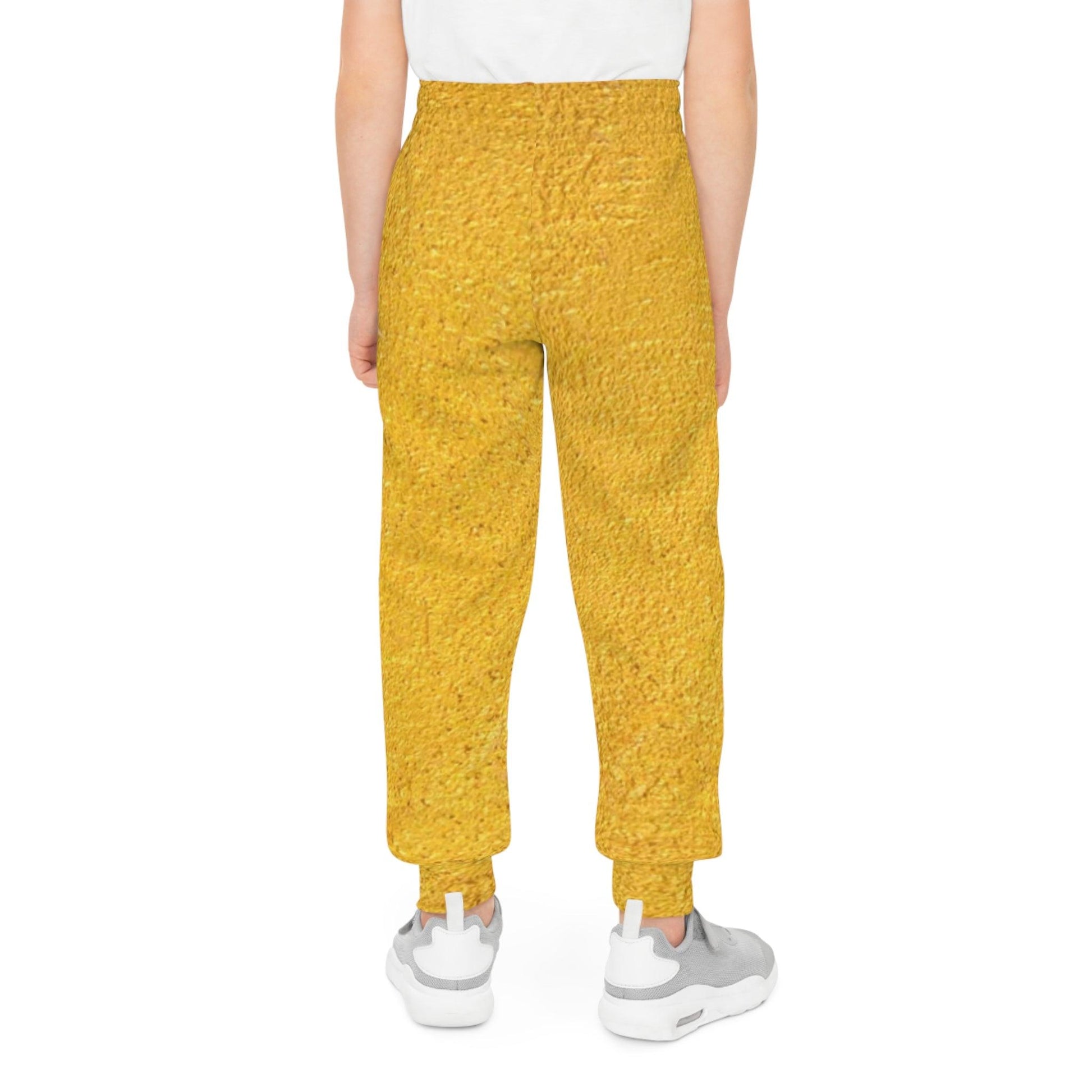 Faux Gold Cloth Youth Joggers - Lizard Vigilante