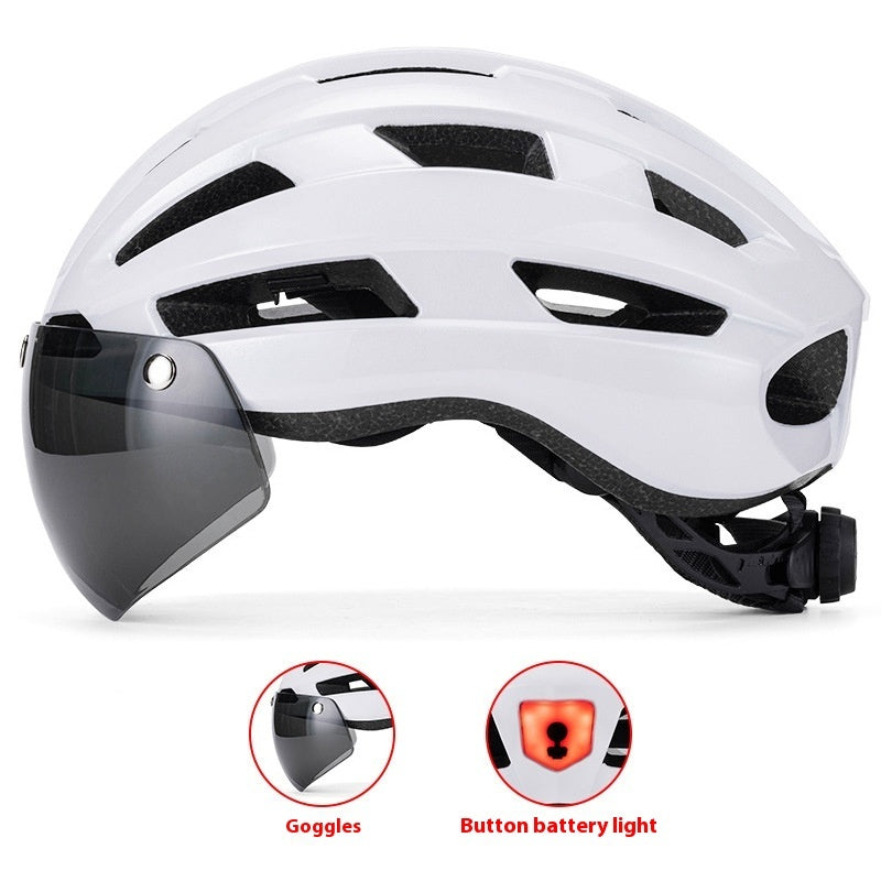 Magnetic Suction Goggles Unisex Mountain Highway Color Changing Cycling Bicycle Helmet
