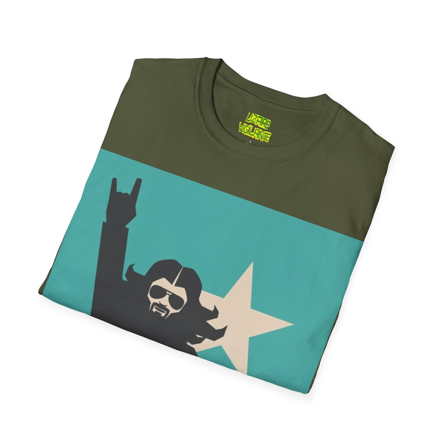 Rocker Unisex Softstyle T-Shirt - Lizard Vigilante