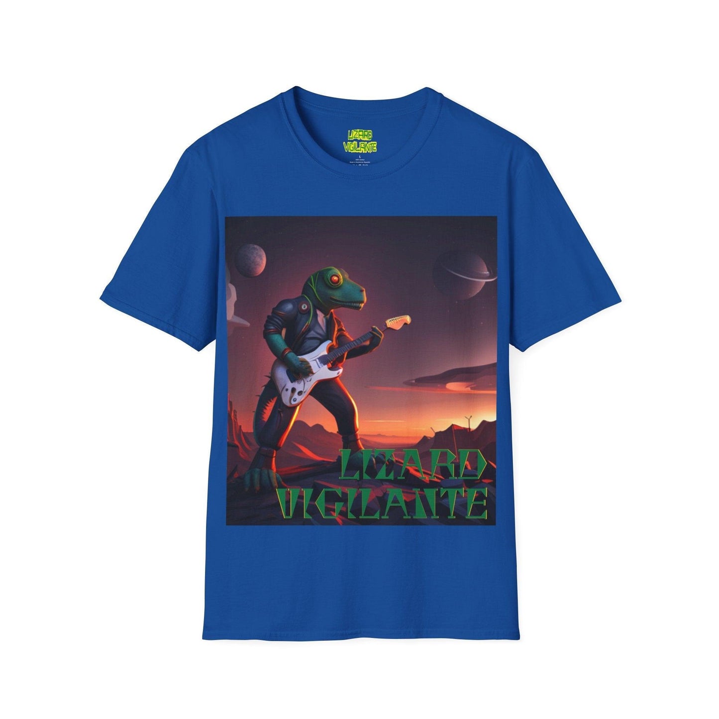 LIZARD VIGILANTE Spaceman Unisex Softstyle T-Shirt - Lizard Vigilante