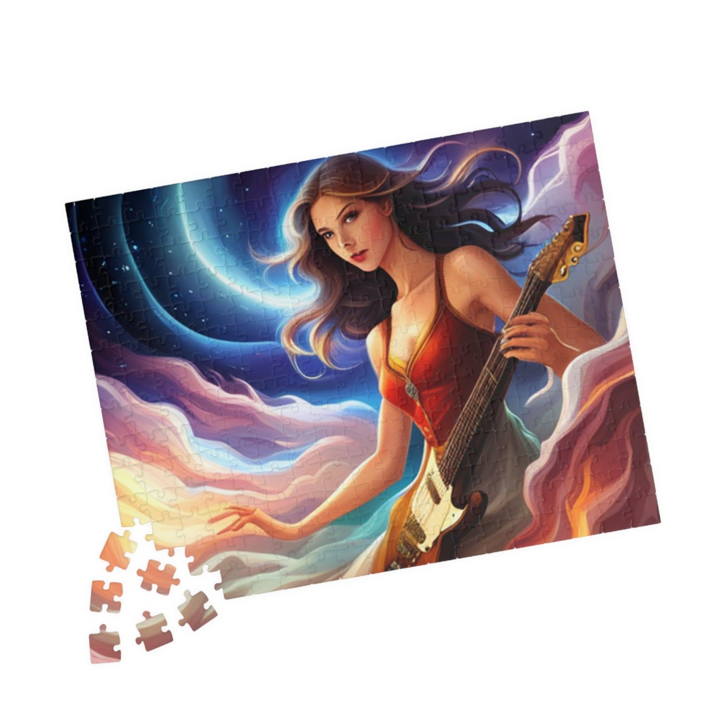 Guitar Princess Puzzle (110, 252, 500, 1014-piece) - Lizard Vigilante