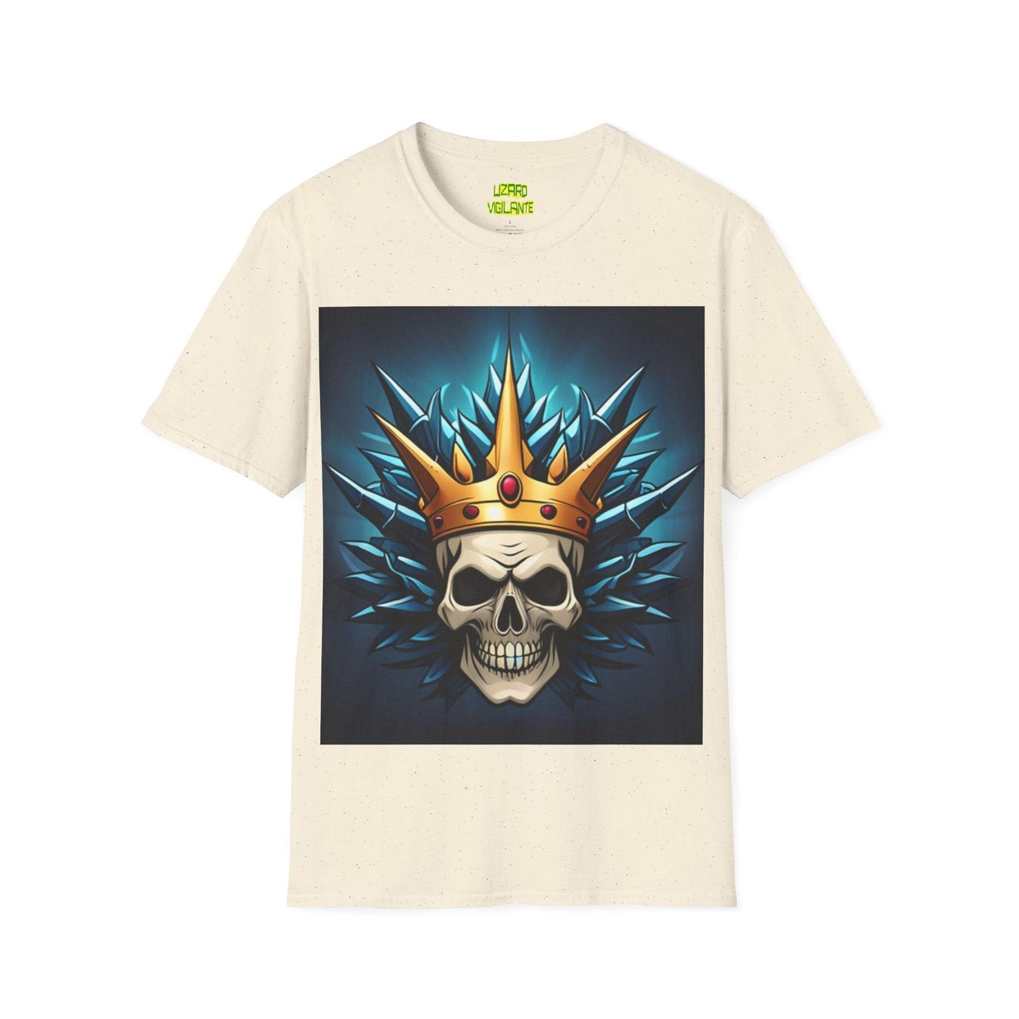 Blue Skeleton Queen Unisex Softstyle T-Shirt - Lizard Vigilante