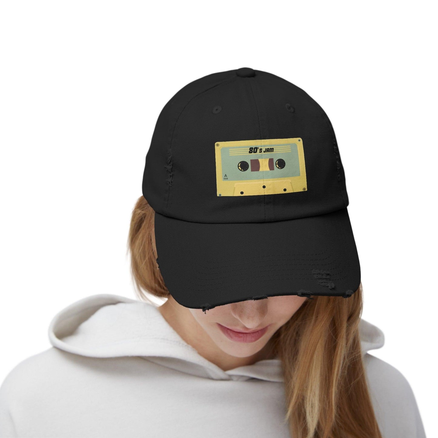 80s Jam Tape Unisex Distressed Cap - Lizard Vigilante