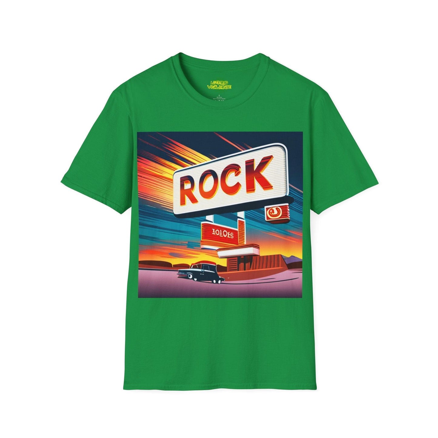 Rock Station Unisex Softstyle T-Shirt - Lizard Vigilante