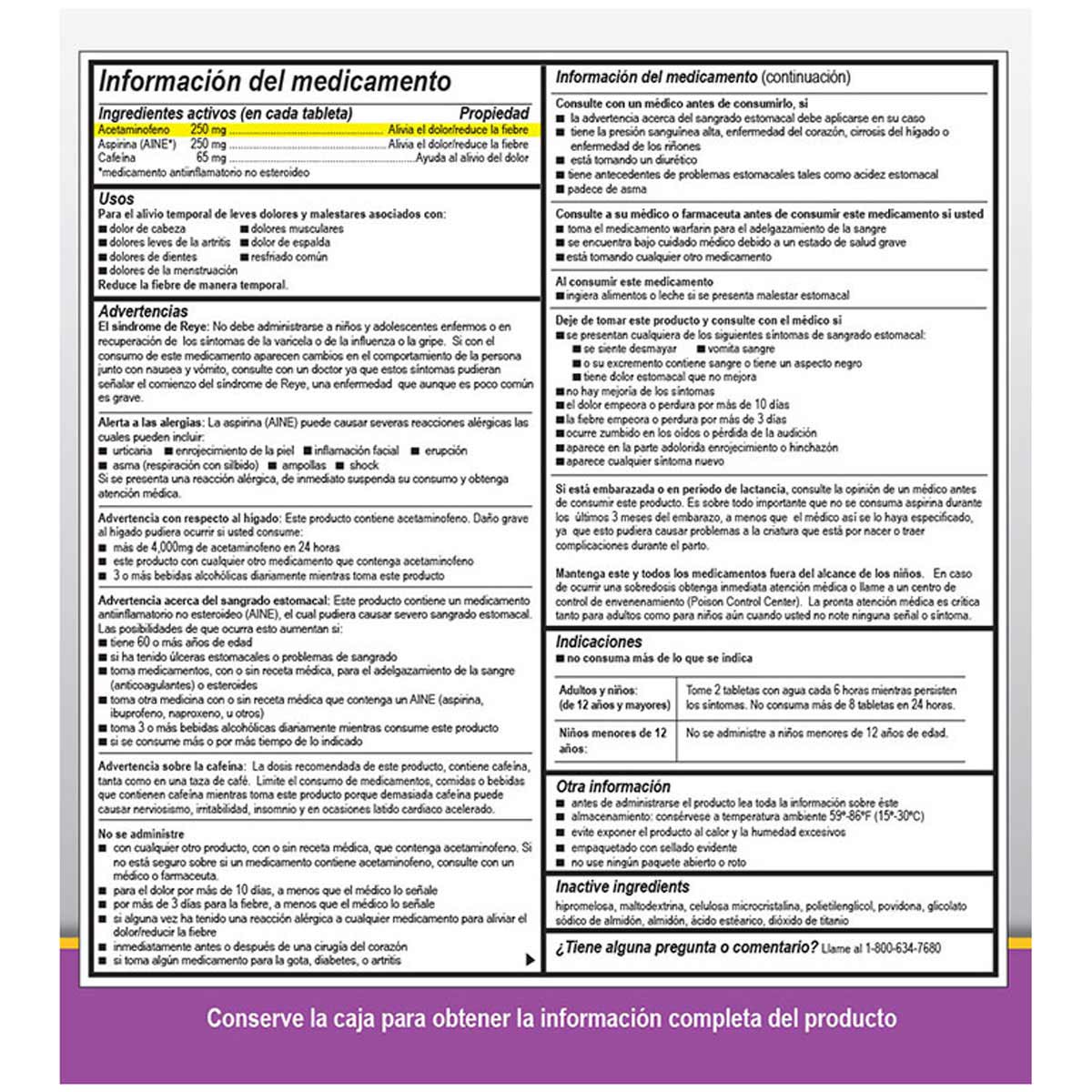 Pain-Off Extra-Strength Pain Relief, 500/Box