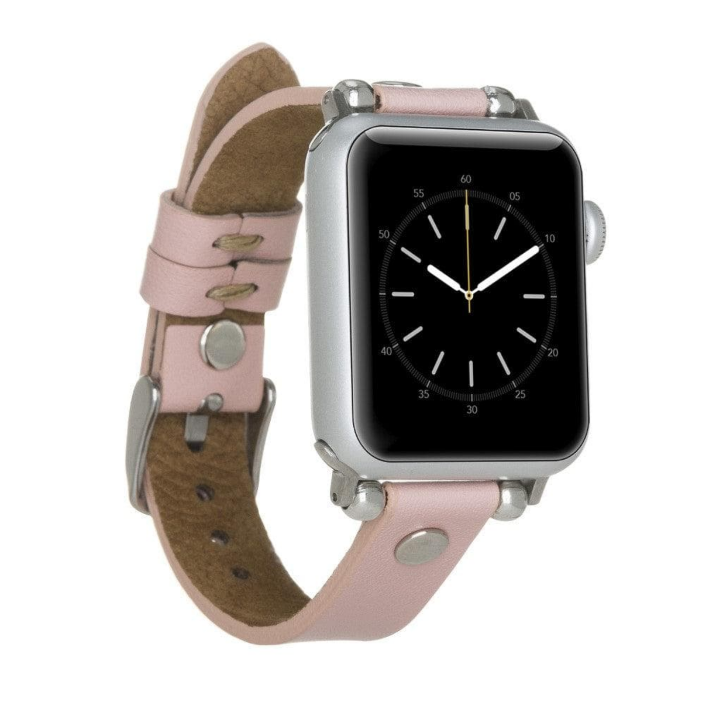 Apple Watch Pink Leather Strap - Detroit