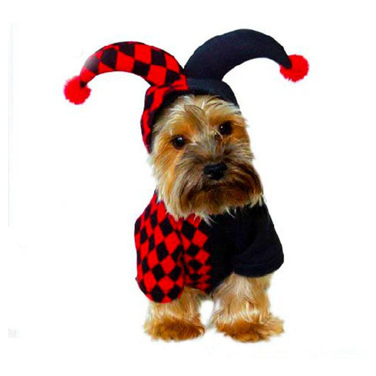 Funny Clown Pet Costume: The Ultimate Halloween Dress-Up For Your Furry Friend