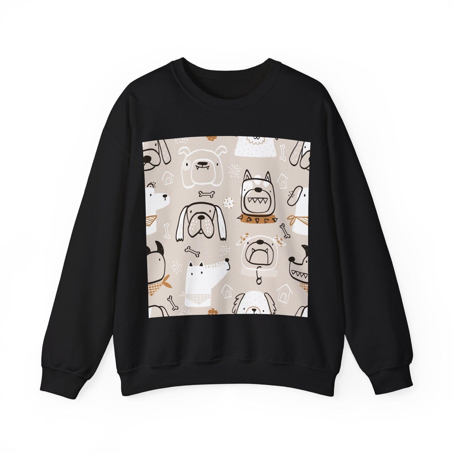 Illustrated Doggers 2 Unisex Heavy Blend™ Crewneck Sweatshirt - Lizard Vigilante