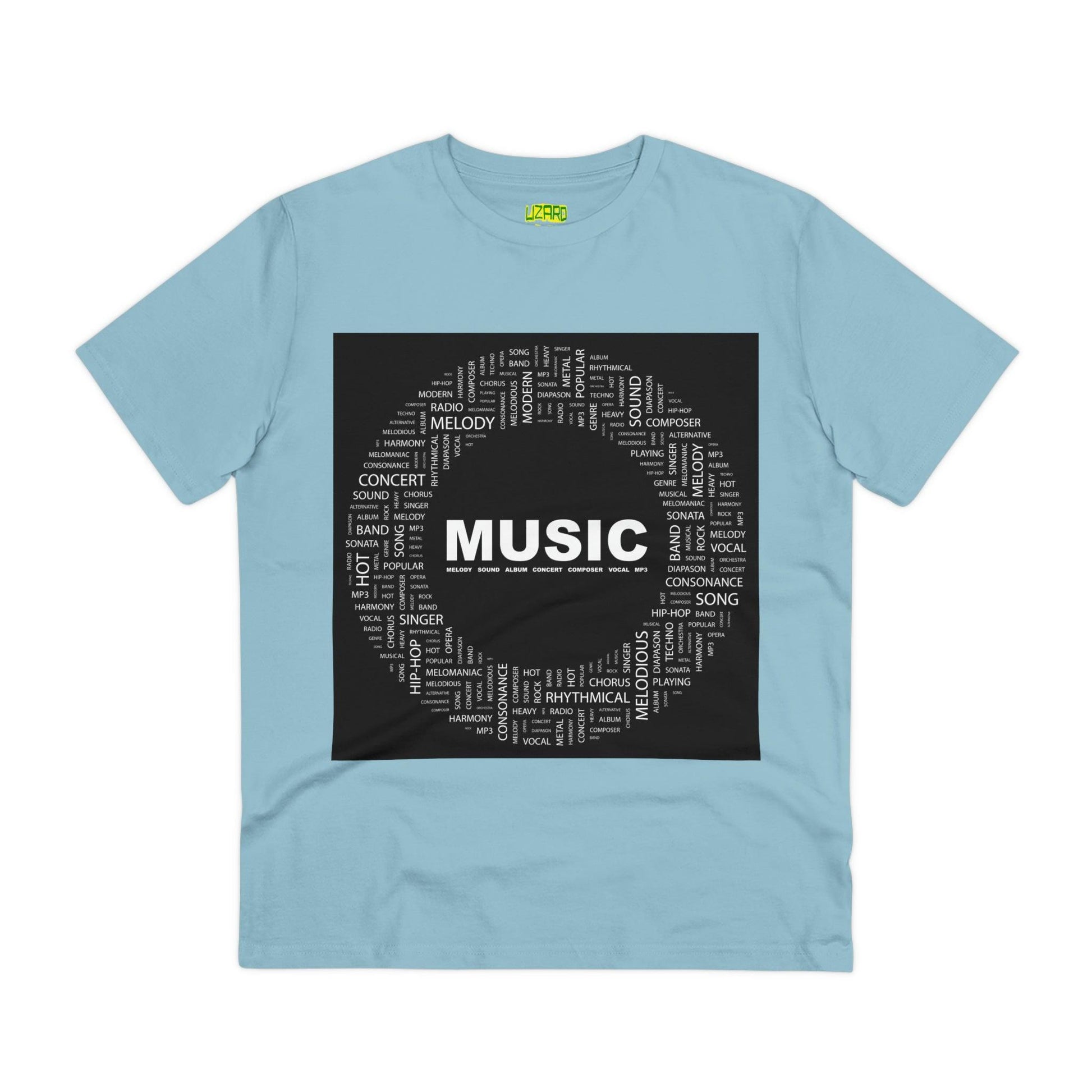 Music Circ Graphic Organic Creator T-shirt - Unisex - Lizard Vigilante