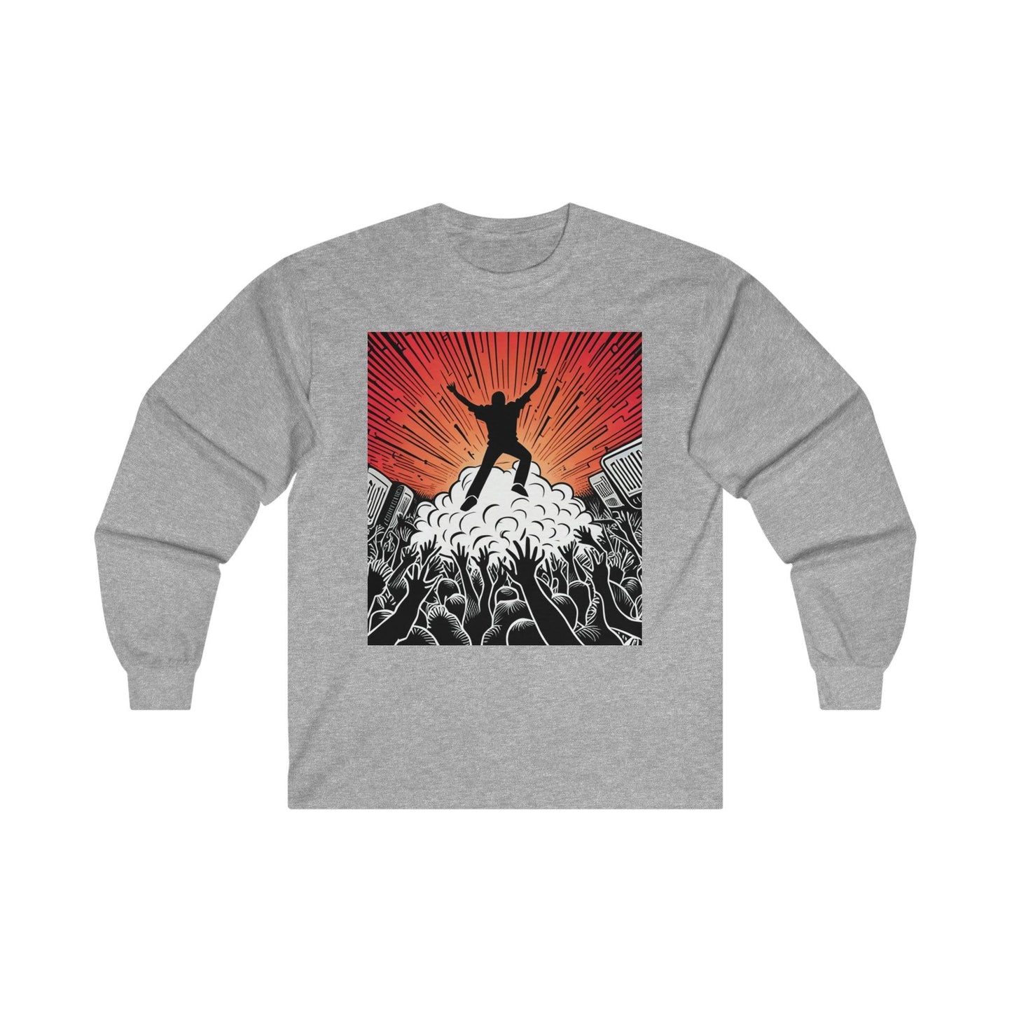 Metal Concert Ultra Cotton Long Sleeve Tee - Lizard Vigilante