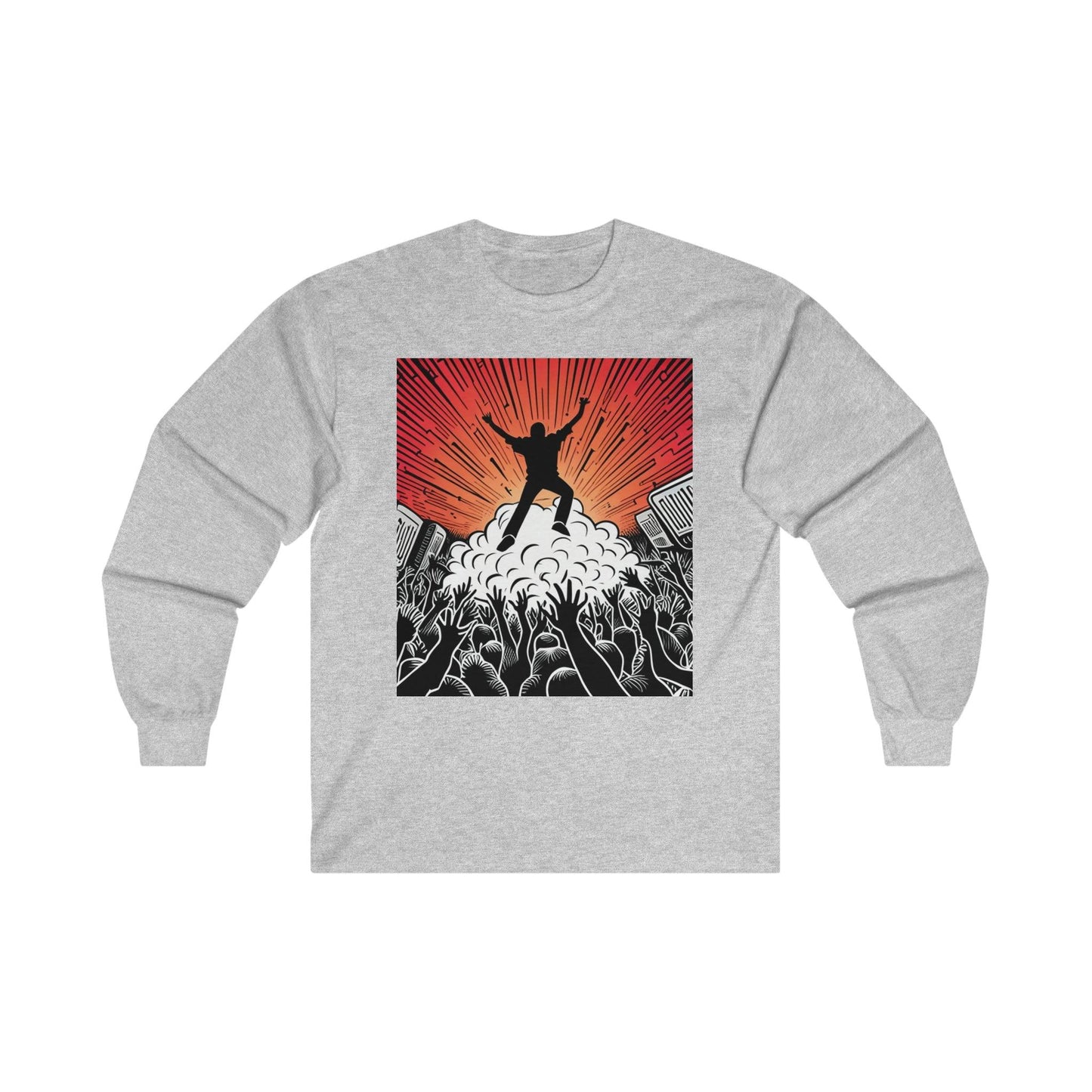 Metal Concert Ultra Cotton Long Sleeve Tee - Lizard Vigilante