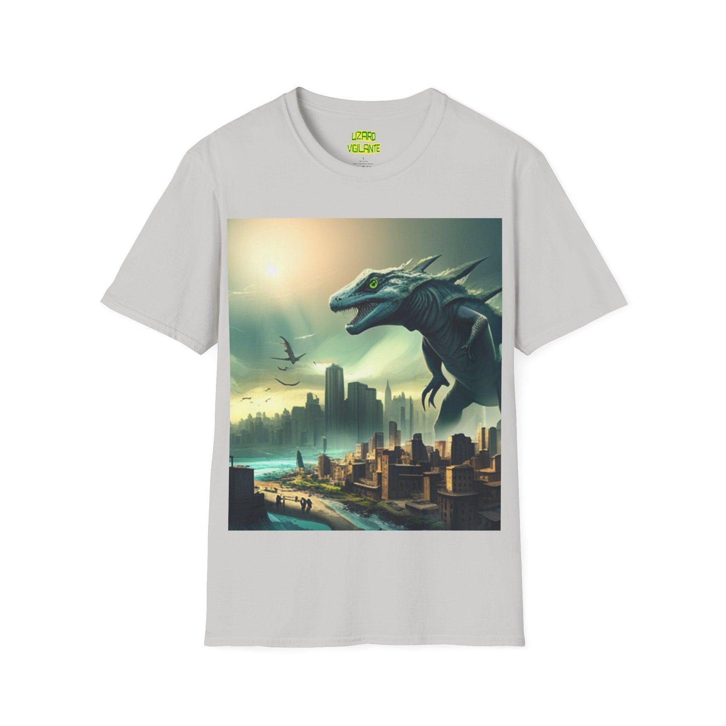 City Lizard Unisex Softstyle T-Shirt - Lizard Vigilante