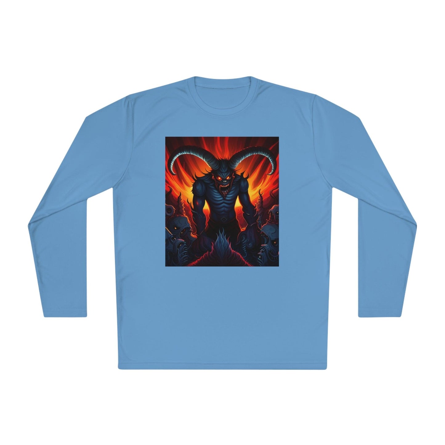 Horny Devil Unisex Lightweight Long Sleeve Tee - Lizard Vigilante