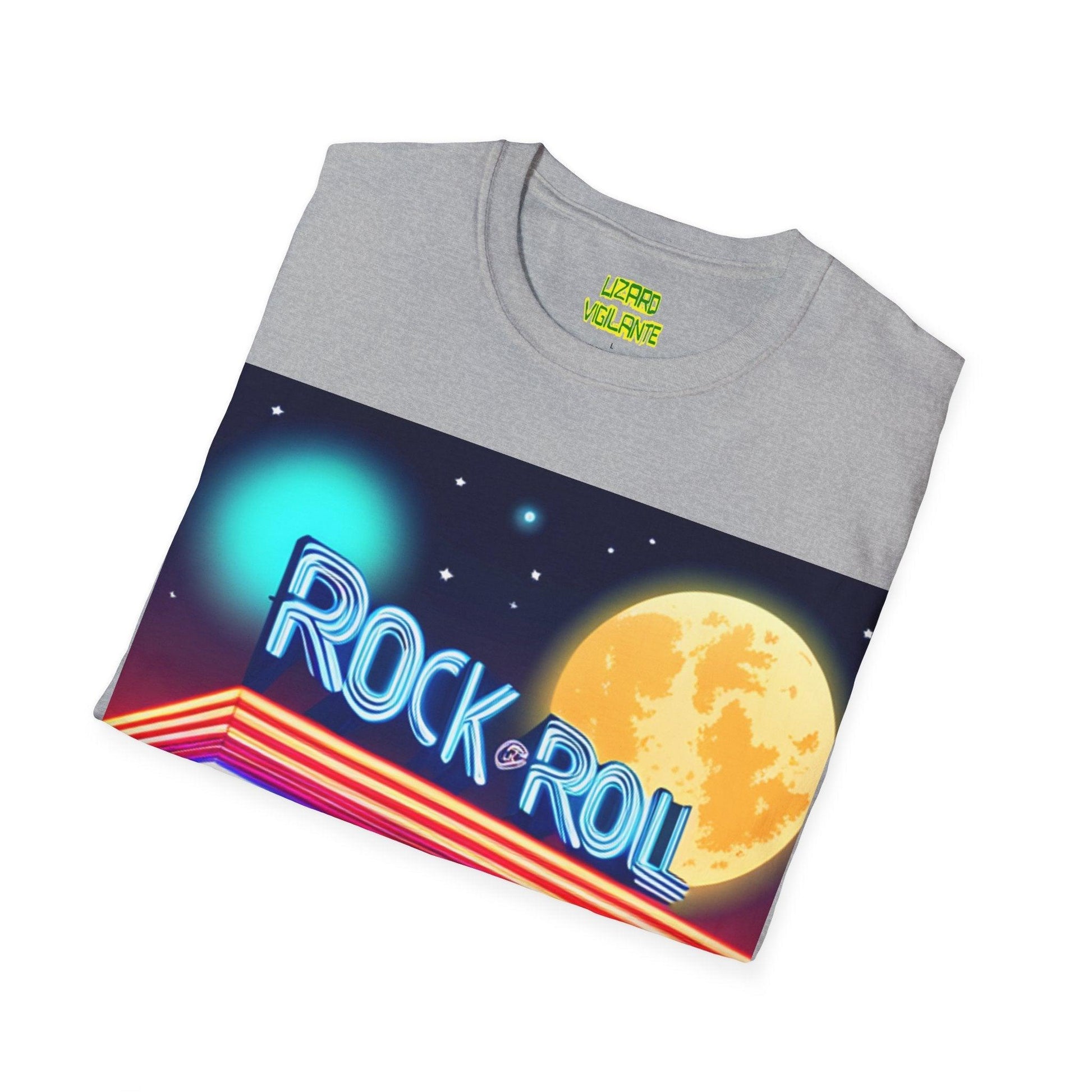 Rock*Roll Unisex Softstyle T-Shirt - Lizard Vigilante