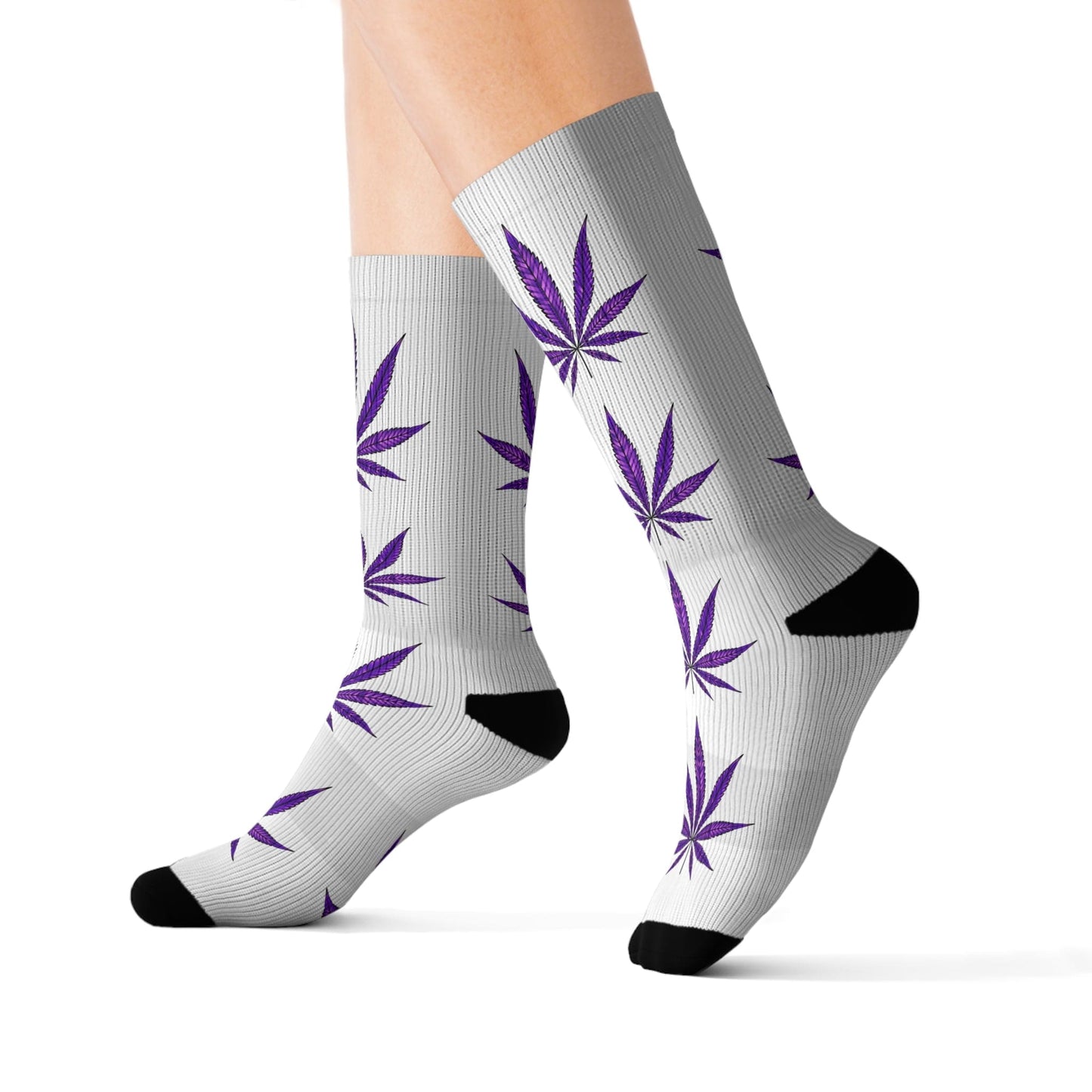 Purple Haze Weed Socks