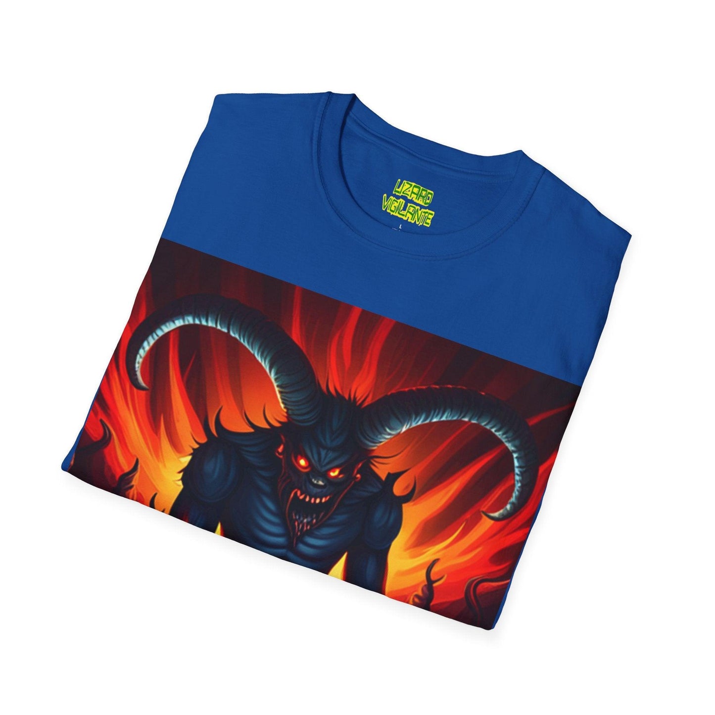 Horny Devil Unisex Softstyle T-Shirt - Lizard Vigilante