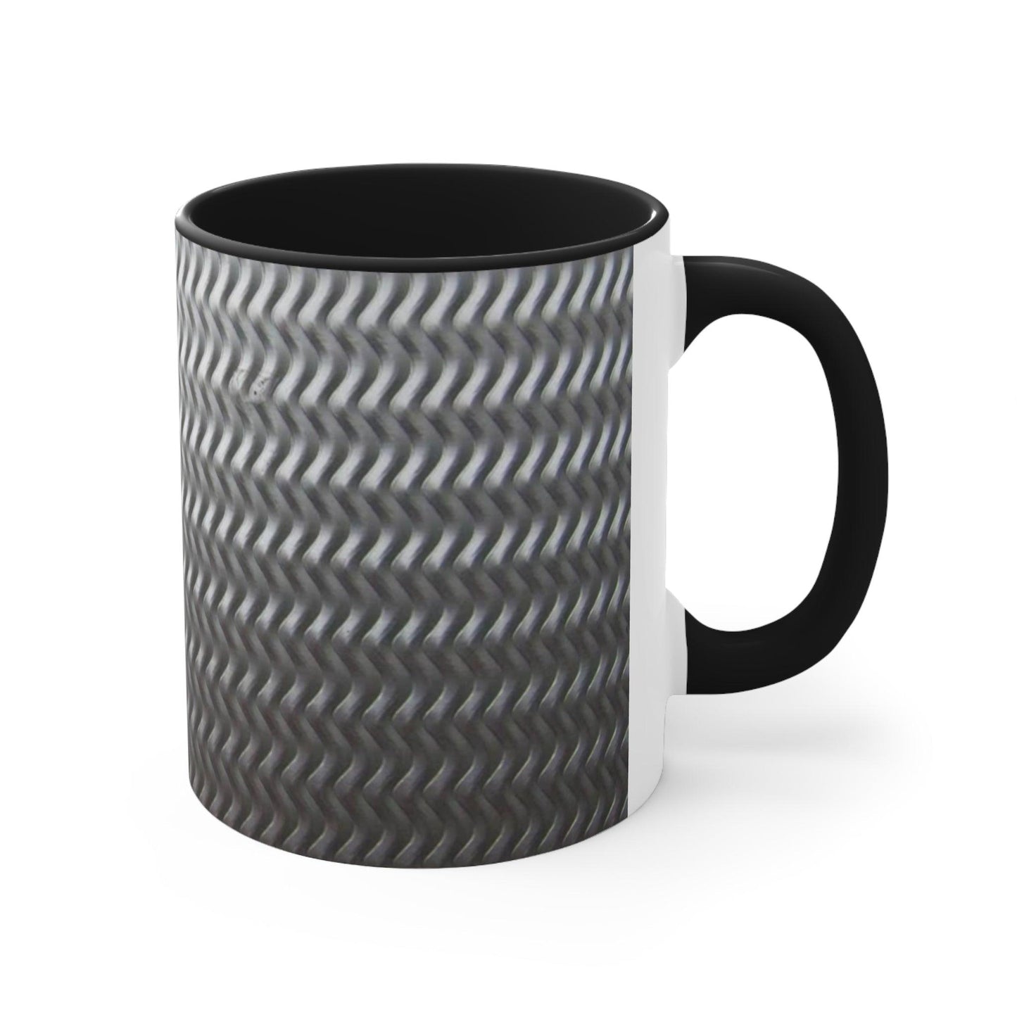 Aluminum Treads Multycolor Accent Coffee Mug, 11oz - Lizard Vigilante