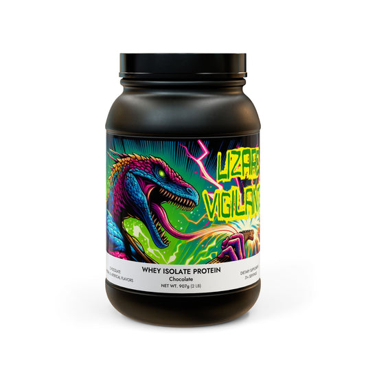 Lizard Vigilante Whey Isolate Protein Supplement (907g, 2lb) - Premium Food Supplements from Printify - Just $49.99! Shop now at Lizard Vigilante