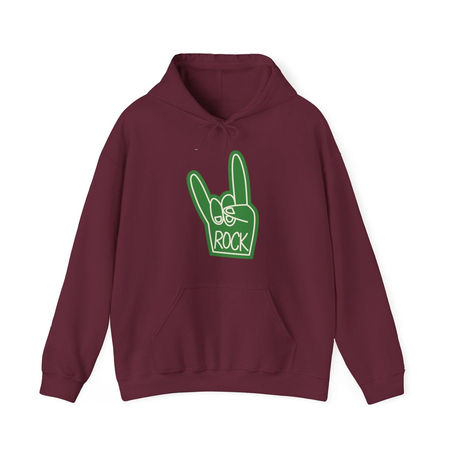 Rock Hand Sign Unisex Heavy Blend™ Hooded Sweatshirt - Lizard Vigilante