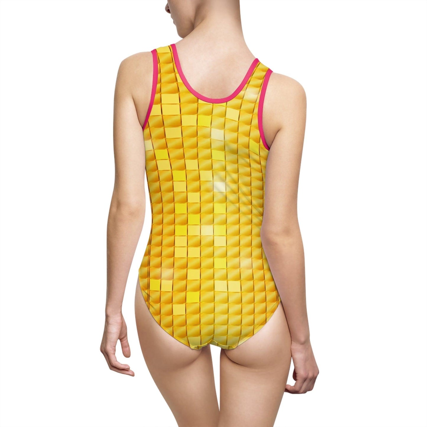 New Gold Price Women's Classic One-Piece Swimsuit - Lizard Vigilante