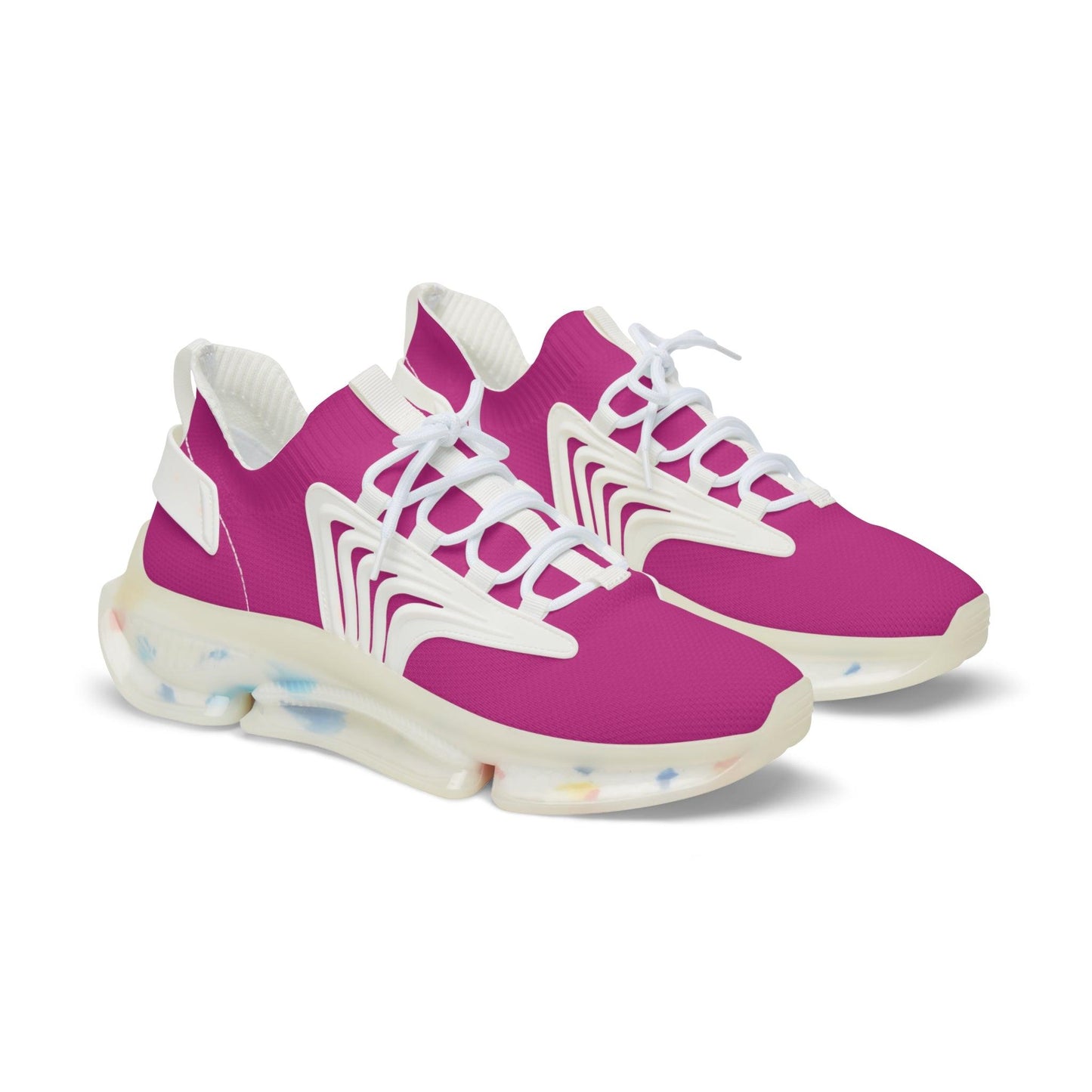 Men's Mesh Sneakers - Pink - Lizard Vigilante