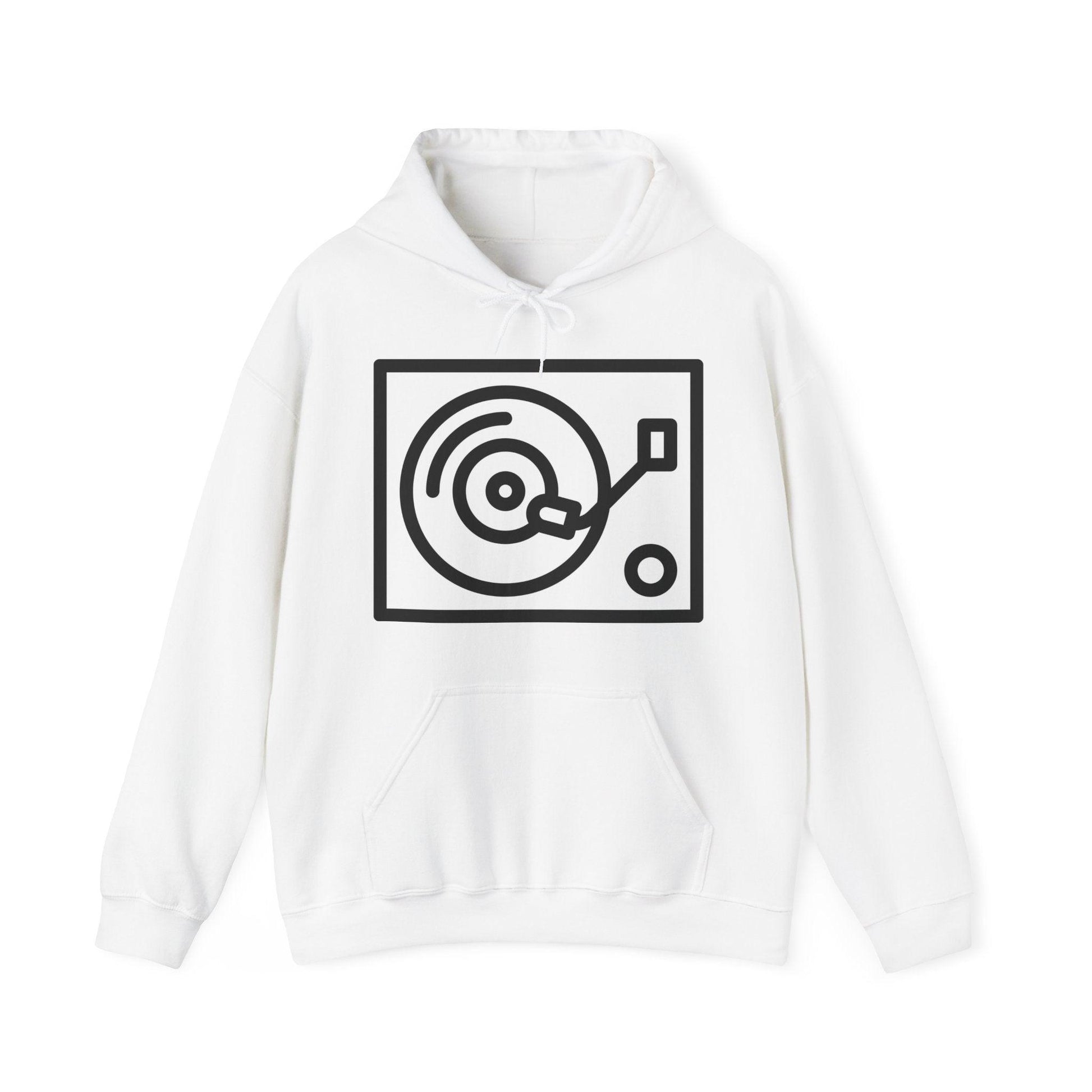 Turntable Unisex Heavy Blend™ Hooded Sweatshirt - Lizard Vigilante