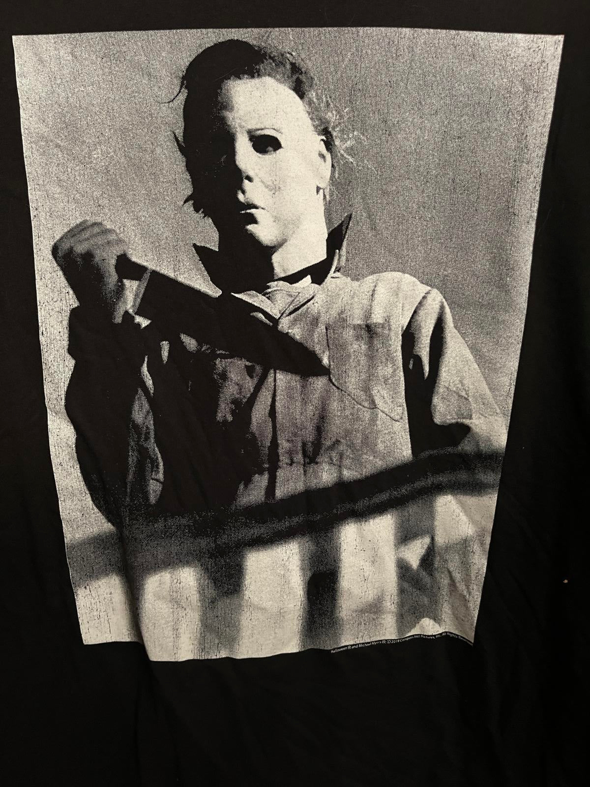 T-shirt Michael Myers Halloween Movie Promo Tee - L