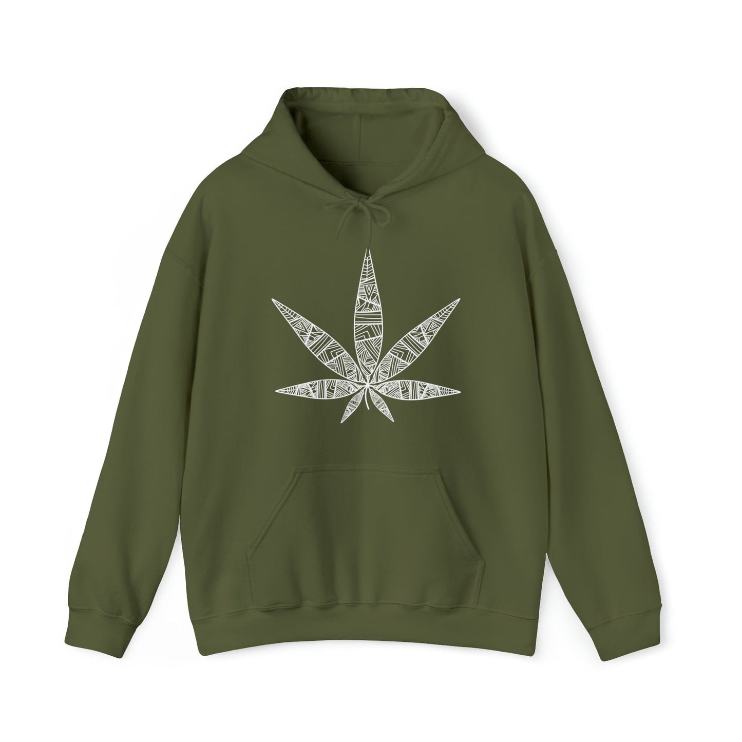 Tribal Weed Leaf Hoodies