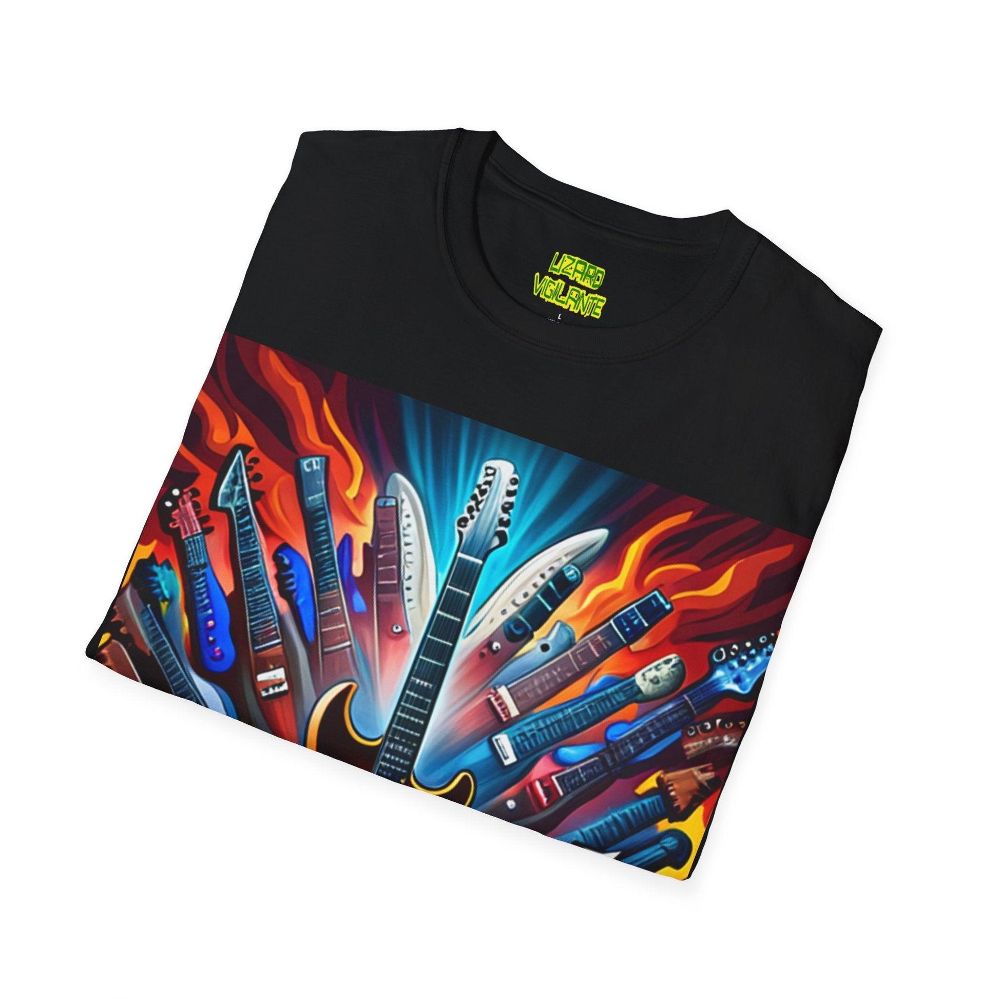 Electric Heroes Unisex Softstyle T-Shirt - Lizard Vigilante