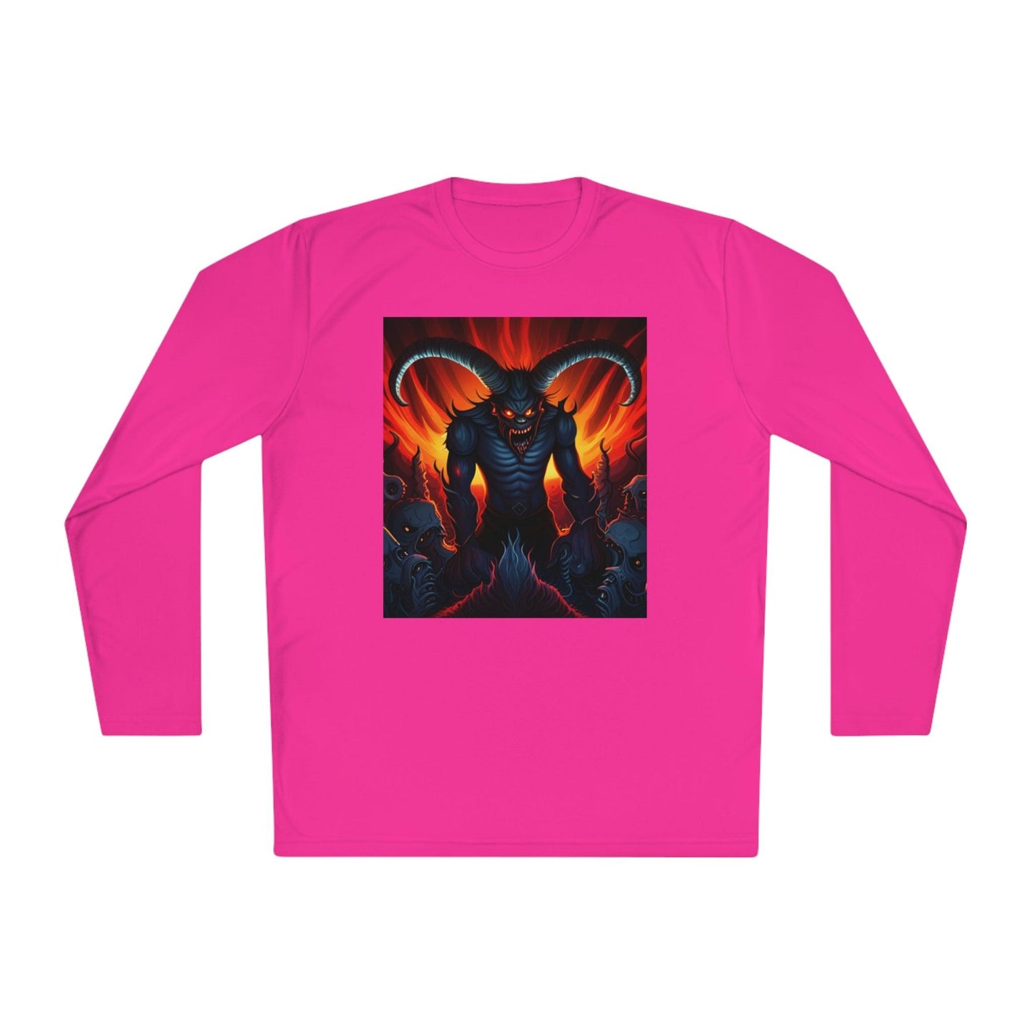 Horny Devil Unisex Lightweight Long Sleeve Tee - Lizard Vigilante