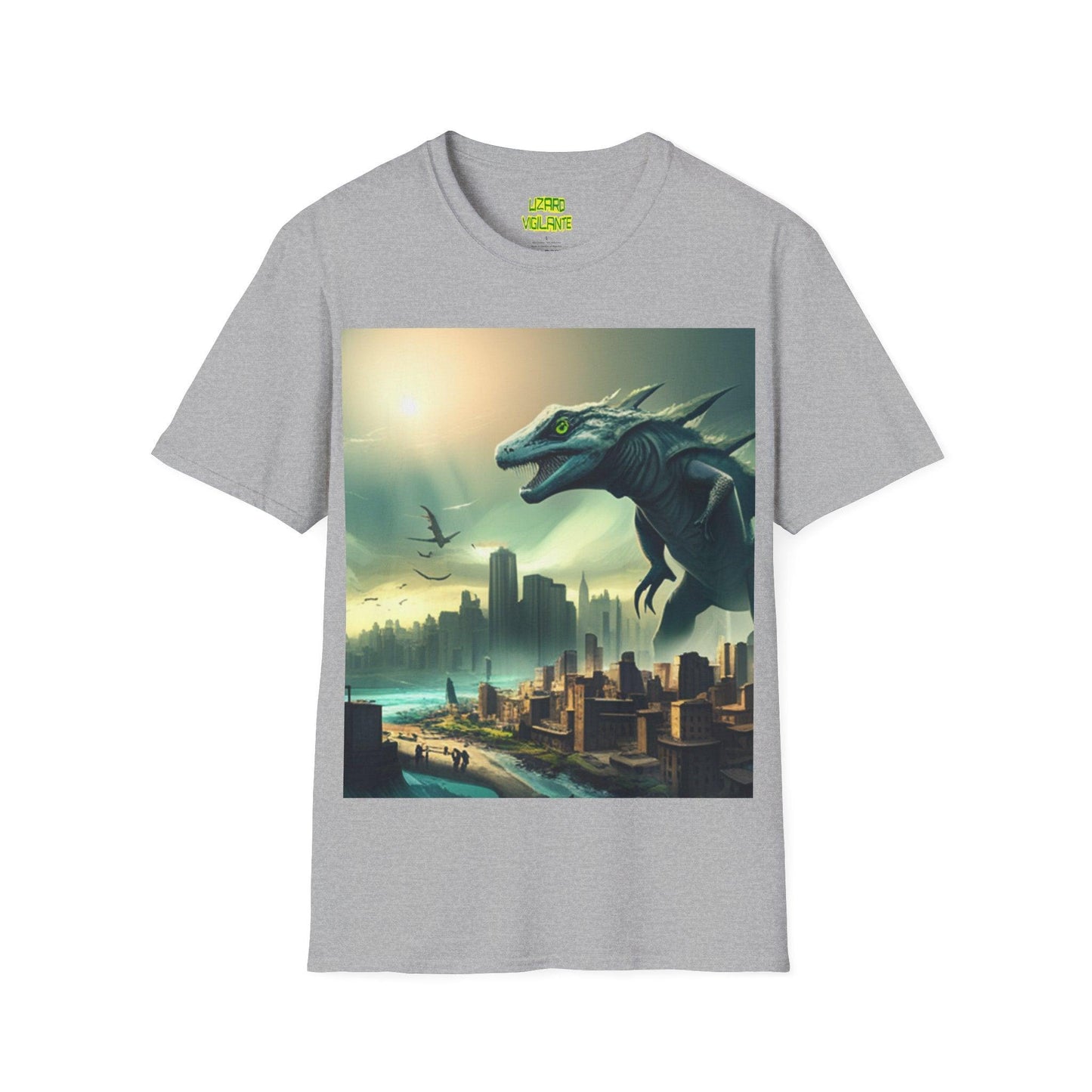 City Lizard Unisex Softstyle T-Shirt - Lizard Vigilante