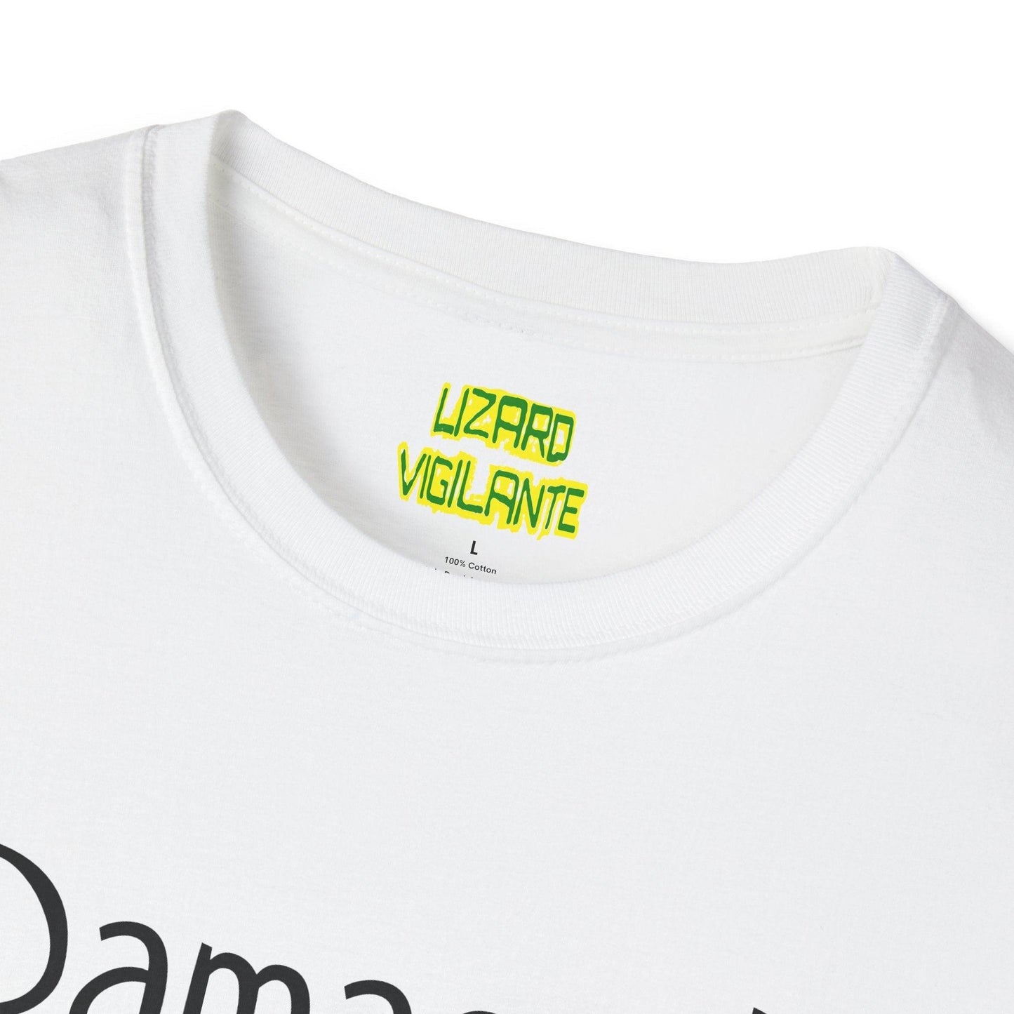 Damaged but doable. Unisex Softstyle T-Shirt - Lizard Vigilante