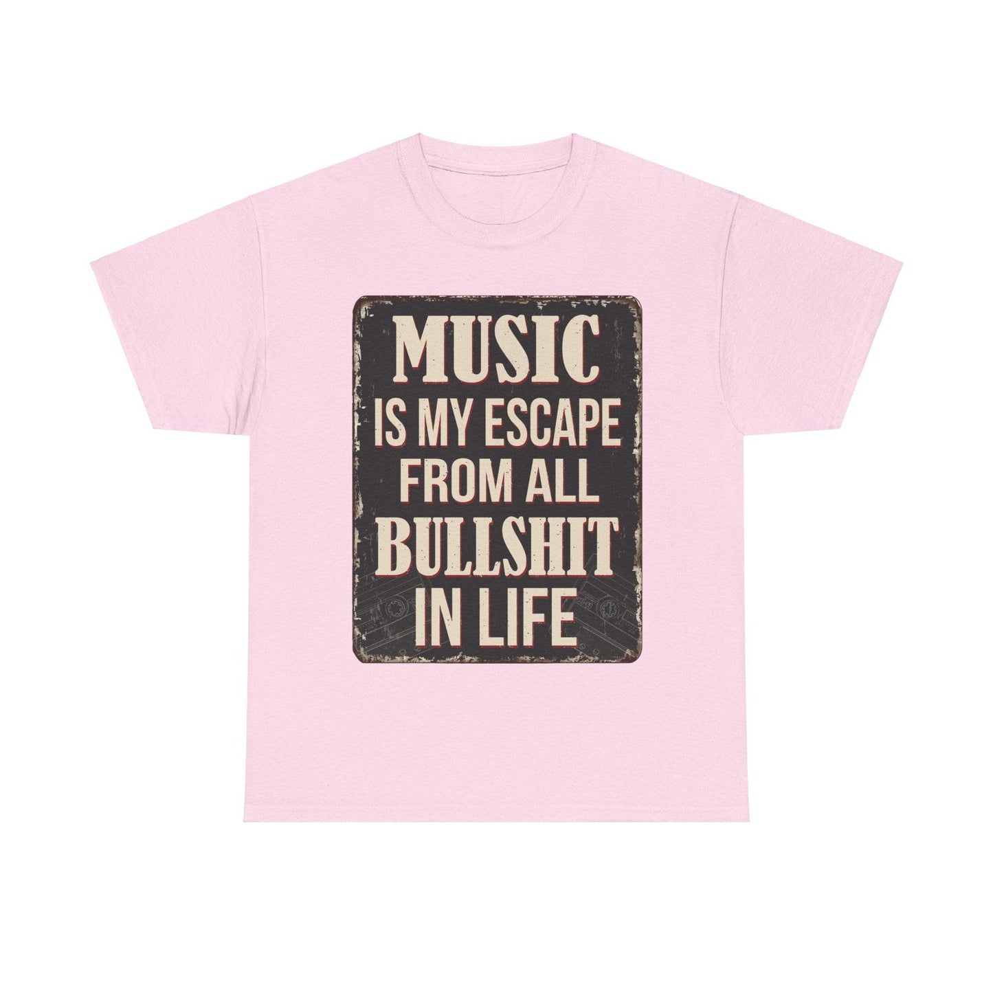 Music Escape Unisex Heavy Cotton Tee - Lizard Vigilante