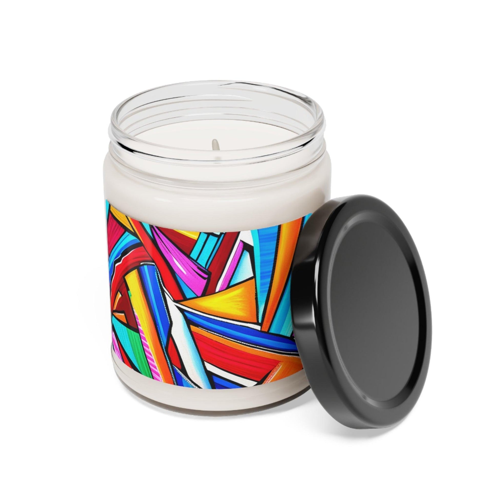 Geometrocide Scented Soy Candle, 9oz - Lizard Vigilante