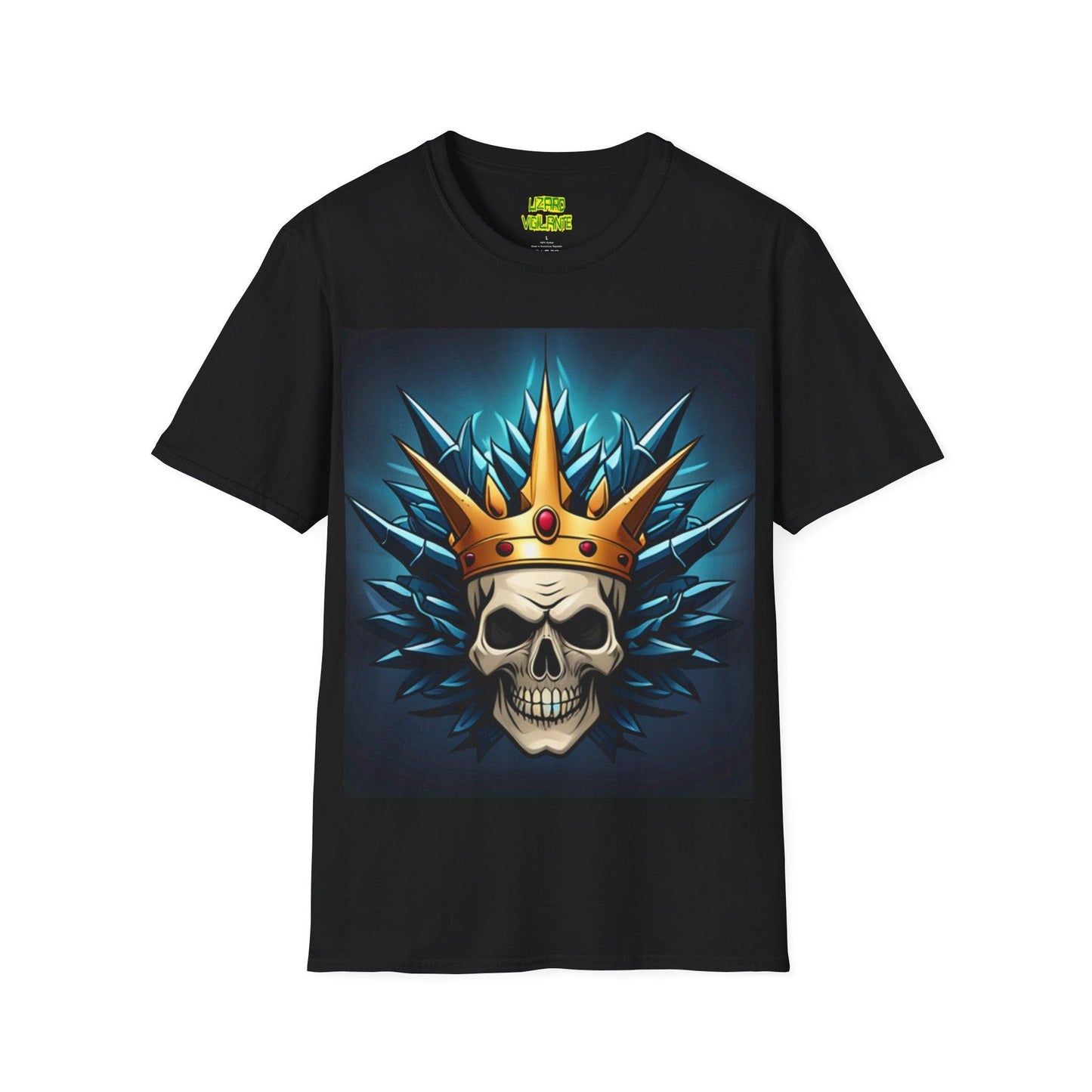 Blue Skeleton Queen Unisex Softstyle T-Shirt - Lizard Vigilante