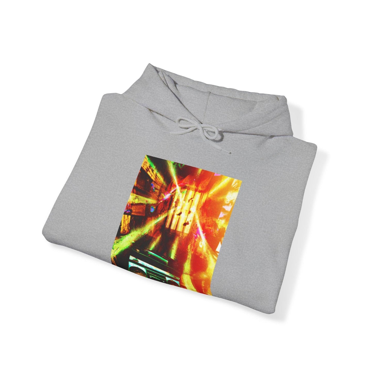 Prison BoomBox Light Burst Unisex Heavy Blend™ Hooded Sweatshirt - Lizard Vigilante