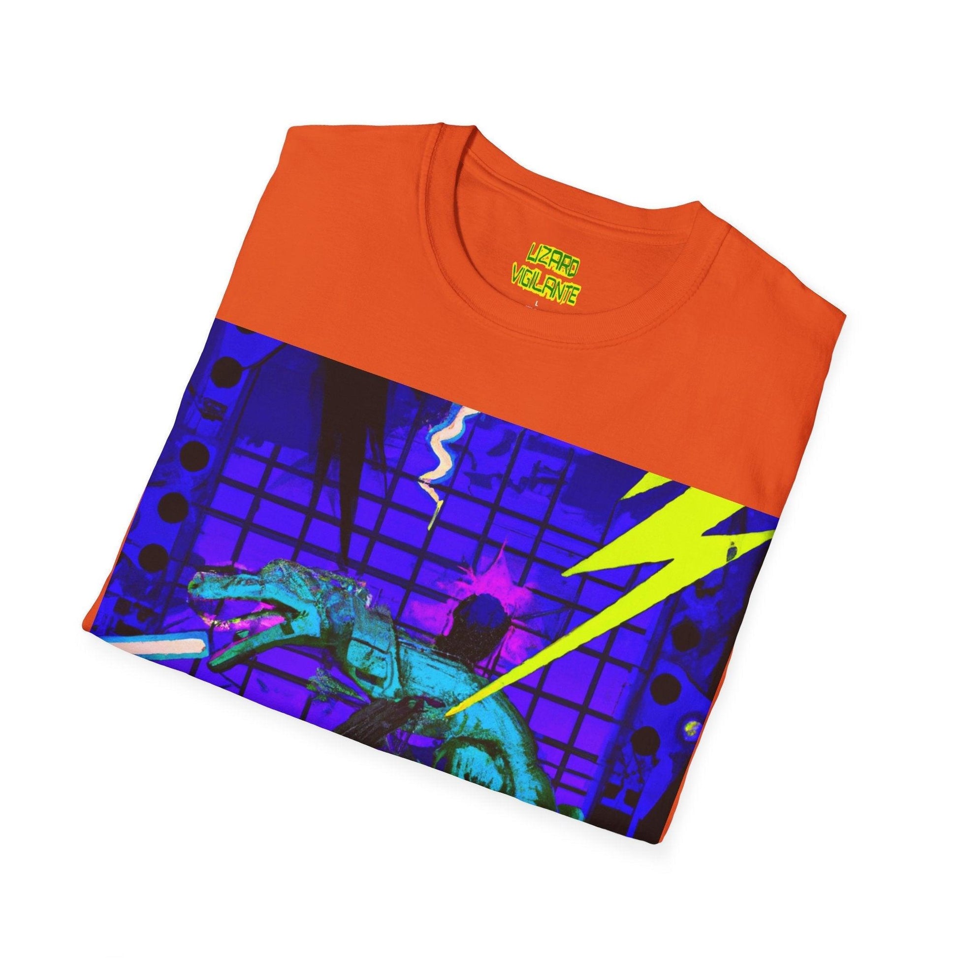 Lizard Vigilante Lives Unisex Softstyle T-Shirt - Lizard Vigilante