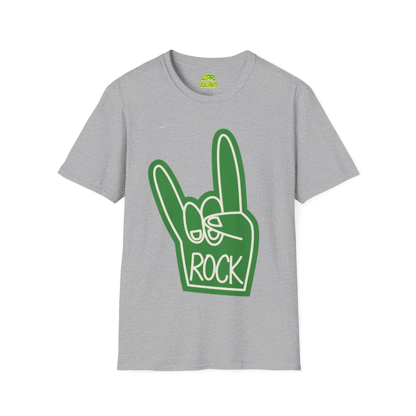 Rock Hand Sign Unisex Softstyle T-Shirt - Lizard Vigilante